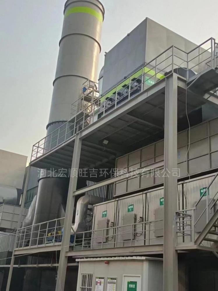 河南某企业- 550000喷漆废气治理活性炭吸附+催化燃烧项目
